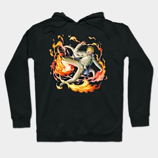 Vinsmoke Sanji with Diable Jambe skill Hoodie